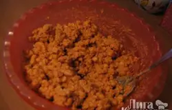 перемешать с кремом