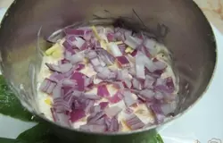 Красный лук.