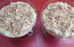 Посыпать по желанию арахисом.