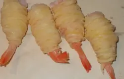 Проделываем эту процедуру со всеми креветками.