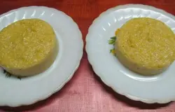 Полента застыла. Можно кольцо снять.