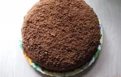 Обсыпать крошкой весь торт