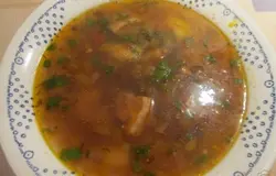Готово! Снимаем с плиты и даем настояться некоторое время.Вкусный и наваристый суп готов, можно кушать :)