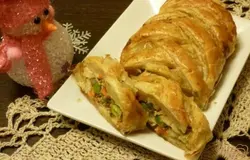 Готово! Выпекаем при 180С минут 40-50.Готовность-румяная корочка!