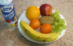 Все фрукты помыть и обсушить.