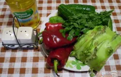 Приготовим овощи. Всё вымыть.