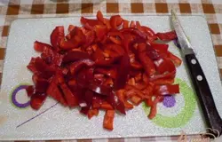 Перец соломкой.