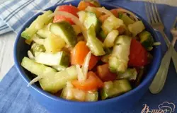 Готово! Салат готов! Благодаря картофелю он имеет более мягкую текстуру.