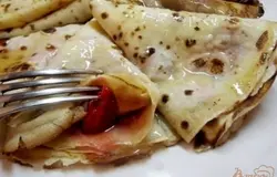 Готово! Подавайте блинчики горячими с горячим молоком или какао. Кушайте на здоровье=)