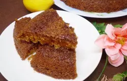 Готово! Переверните. Порежьте на кусочки. Нежнейший манник готов!