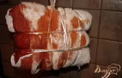 (Муж сказал что моя бастурма напоминает раненного солдата)