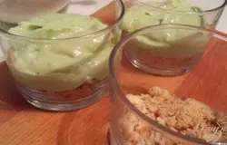Десерты уложить слоями.