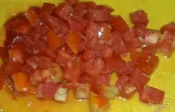 помидоры кубиками,