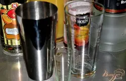 Приготовить все для коктейля. Кол-во ингредиентов на 2 порции.