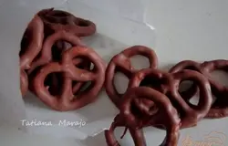 Вот и все ! Вкусное печенье в шоколаде готово !