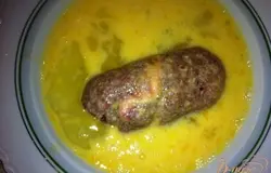 Затем в яйце, и так два раза.