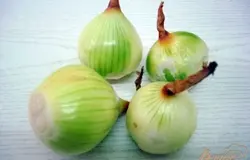 Лук почистить и мелко порезать.