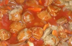 и томатный сок, перемешать.