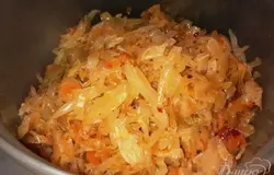 Готовую капусту охлаждаем.