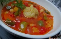 Очень по-зимнему вкусный суп..