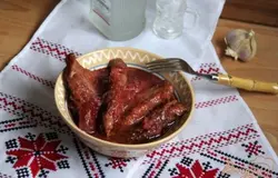 Готово! Можно подать как самостоятельное блюдо с овощами из бульона. Но можно подавать на пшенной каше.приятного аппетита!