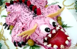 Готово! Украсить само блюдо укропом, маслинами и оливками. Приятного аппетита!