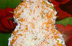 5. Майонез6.Морковь по-корейски7.Желтки