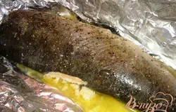 Запеченная рыбка готова