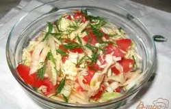 Готово! Заправляем салат.