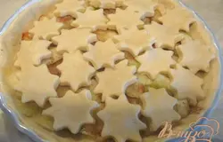 Выкладываем на яблоки.