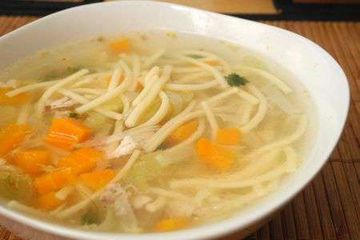 фото рецепта Куриный суп с вермишелью и овощами