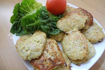 фото рецепта Оладушки из кабачков с картошкой