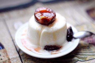 фото рецепта Панна котта (panna cotta) со сливовым соусом