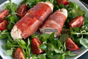 фото рецепта Куриные грудки, фаршированные брынзой