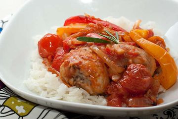 фото рецепта Курица запеченная с овощами