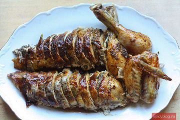 фото рецепта Курица с картофелем и грибами