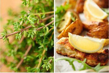 фото рецепта Fish and chips с тимьяном