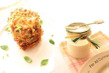 фото рецепта Овощные оладушки с сырной корочкой