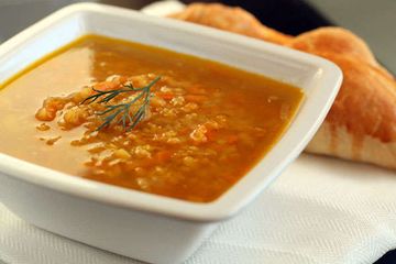 фото рецепта Суп из чечевицы