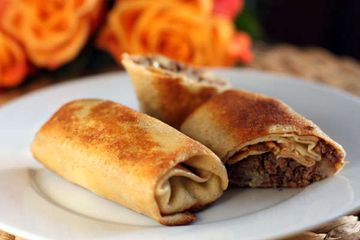 фото рецепта Блинчики с мясом