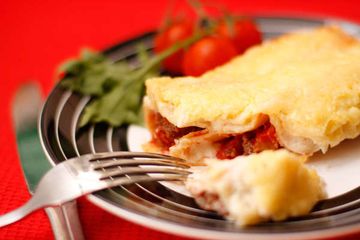 фото рецепта Каннеллони с мясным фаршем