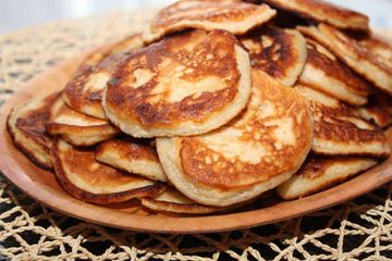 фото рецепта Оладьи с яблоками