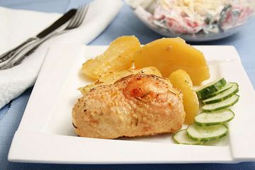 фото рецепта Запеченные куриные бедра с розмарином