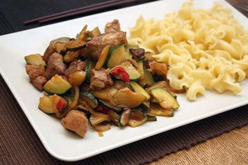 фото рецепта Свинина с кабачками