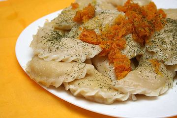 фото рецепта Постные вареники с картошкой