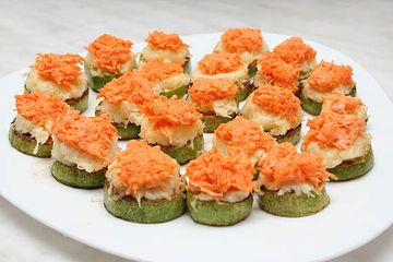 фото рецепта Кабачки с сыром и морковью