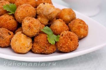 фото рецепта Шампиньоны в кляре
