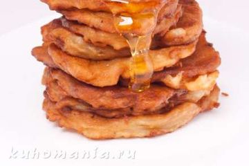 фото рецепта Оладьи с яблоками