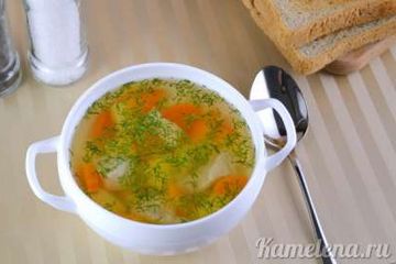 фото рецепта Куриный суп с картофелем
