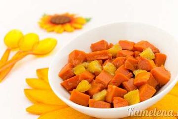 фото рецепта Тыква, запеченная с апельсином и лимоном